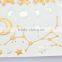 Custom radiant gold and silver heart shaped temporary tattoos flash gold tattoos water transfer body tattoo sticker manufacturer