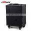 Sunrise professional 4 Wheels Functional Black Makeup case rolling cosmetic case with drawers