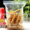 Plastic Clear Zipper Bags With Red Strip 11CM*16CM*50micron