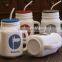 Simple Style 16oz Trendy Comfortable Great Gift 16oz Size Ceramic Mason Jar With Handle