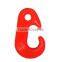 Drop Forged Hardware Alloy Steel/carbon Steel Drop Forged Plastic-sprayed Lifting Hoist Nose Shape Hook