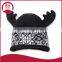 Coarse knitted ladies winter hats caps made in China