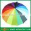 Cheap Custom Print Windproof Big Rainbow Advertising Golf Umbrella