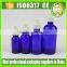 Empty Glass Eye Dropper blue Serum Bottles 50ml