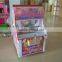TWO claws Mini cabinet candy claw crane machine for sale carousel music box vending machine