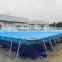 2016 popular commercial promotional large inflatable swimming pool, large matel frame swimming pool