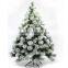 Large outdoor Christmas tree snow