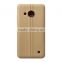 Premium High Quality Leather Two Line Pattern Phone TPU Case Back Cover For Nokia Lumia 550