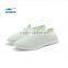 ERKE summer womens cream color casual shoes breathable beach aquatic shoes for girls full mesh flexible loafers couple syle