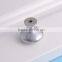 Chrome Plated zamak zinc alloy white round modern garden ceramic bedroom furniture hardware suitcase cabinet pull handles