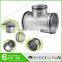 Ducting Fitting Galvanized Steel T Tee, 3-Way Connector