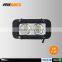 20W auto led light 2pcs *10W chips high intensity led light bar 12V 4.6" led work light