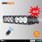 2015 newest 14.25" 60W LED auto light bar white and amber light strobe led driving light with remote control