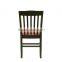 Furniture restaurant modern leather luxury wooden carved leisure garden dining chair