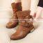 2016 Sexy woman riding boots women chunky heel ankle boots safety boot PH4020