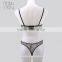 Ladies Printed and Lace Underwear set bra and Brief