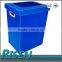 Recycled plastic corrugated dustbin