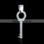 Unique design Men's 316L stainless steel smooth key necklace pendant