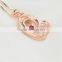 Fashion jewelry 18K real gold plated jewelry, Natrual red corundum pendant jewelry for women