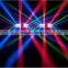 8x 3Watt Professional Stage Disco DJ Wedding Party ADJ ON-X 8 Eye Sharpy 8*3W RGBW LED Mini Spider Beam Light
