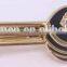 2014 Gold plated custom metal tie clip metal tie clip tie clip with custom logo