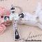 2016 new design key chain ring custom key holder St. Benedict Crucifix metal cross key chain split key ring clip wholesale