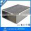 Extruded aluminum alloy hollow bar for double glasses doors and windows