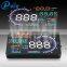Hot sale 5.5 inch wireless A8 car hud head up display with OBD2 protocol and automatic brightness adjustment