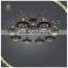 Russian Style Coffee Color and Iron Base Material Ceiling Lamp Classic Indoor Decorative