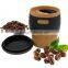 350ml Folding Silicone Coffee Cup Travel Mug Brithish Black Tea Cup with Storage Lid