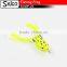 SGWF-20 artifical floating soft plastic frog , resin skirts, 3D eyes, 45mm/8g, 50mm/12g