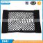 Black white color Knotless Braided Luggage Net for cars