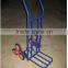 high quality convenient security save labour six wheel metal hand truck used for warehouse stair climbing