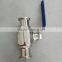 Hot Sale 3 Inch Stainless Steel 304 Food Grade Sanitary Ball Valve