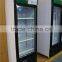 Vertical display-seriescooler with wheels/portable refrigerated display cooler /portable refrigerated coolers