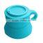 Silicone Travel Collapsible Camping Cup With Lid