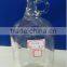 Wholesale wine decanter amber growler glass amber beer growler