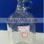 Wholesale 2L amber clear glass beer growler bottle