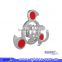 RGKNSE 2017 plastic and metal material ceramic marble fidget toys hand spinner for solve anxiety boring nervous