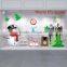 Decorative Christmas Window Stickers Colorful Non-gel X-mas Decoration Showcase Stickers For Mall/Shop/House