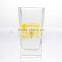 square shaped glass highball