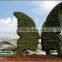 Green artificial insects and animals for garden decorations
