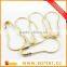 metal pear shaped safty pin /metal garment safety pin /Gold handtag pin