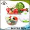 NBRSC As Seen on TV Powerful Manual Pulling Food Chopper Hand Held Vegetable Chopper Mincer Blender with Bowl