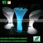commercial fashion antique lighting plastic LED bar stools with rechargeable battery