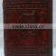 Handmade Vintage Strip Closer Camel Embossed Leather Diary