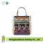 New Retro Craft Cotton Linen Tote Shopping Bags with competitive price