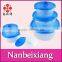 Hot selling Plastic 3Pcs Transparent Preserving Box Sets