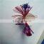 colorfull palmtree disposable cocktail tinsel stick