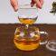 Glass cup kungfu tea cup three part glass cup filter glass cup coffee cup milk cup juice cup for hotel and resturant